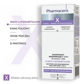 Pharmaceris X X-RAYS LIPOSUBTILIUMŁAGODZĄCO-REGENERUJĄCY KREM do twarzy i ciała 75 ml
